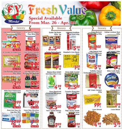 Fresh Value Flyer March 26 to April 1