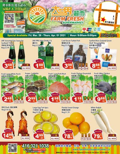 Farm Fresh Supermarket Flyer March 26 to April 1
