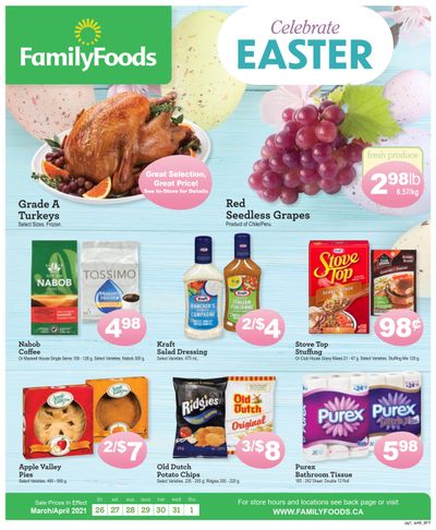 Family Foods Flyer March 26 to April 1