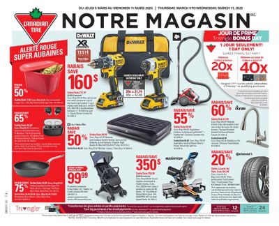 Canadian Tire (QC) Flyer March 5 to 11