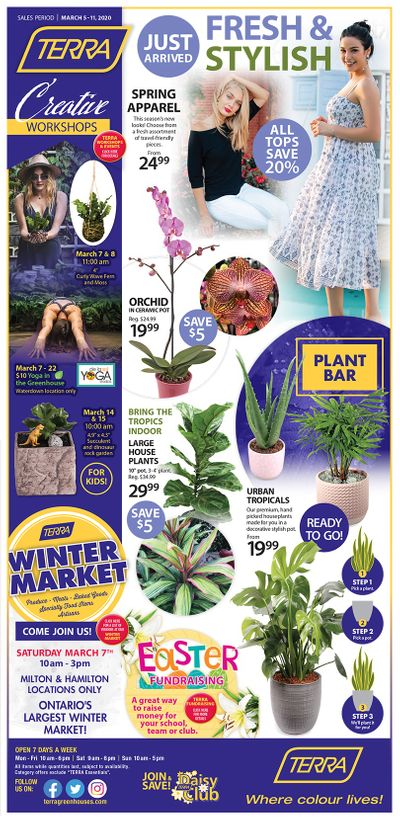Terra Greenhouses Flyer March 5 to 11