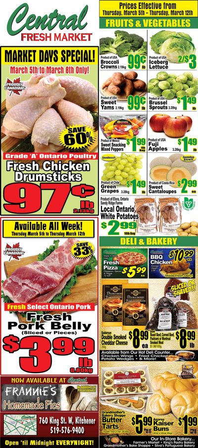 Central Fresh Market Flyer March 5 to 12