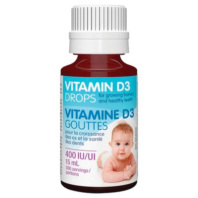 webber naturals Vitamin D3 Drops 400IU - 15ML On Sale for $ 13.99 ( Save $ 4.00 ) at Costco Canada