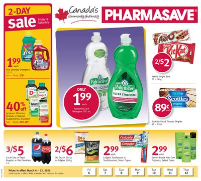 Pharmasave (SK & MB) Flyer March 6 to 12