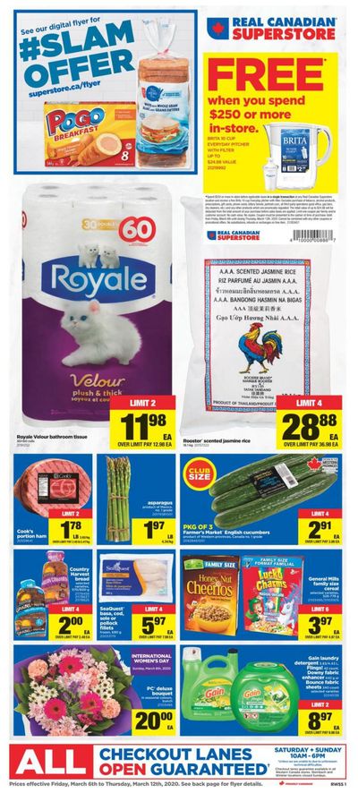 Real Canadian Superstore (West) Flyer March 6 to 12