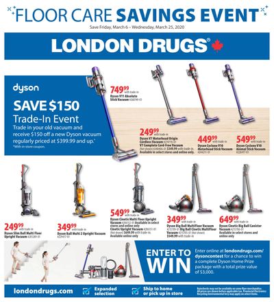 London Drugs Floor Care Savings Event Flyer March 6 to 25