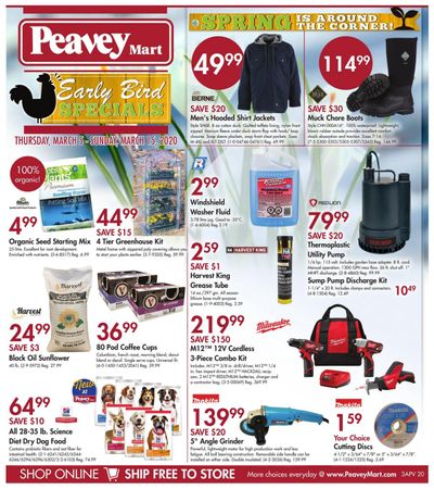 Peavey Mart Flyer March 5 to 15