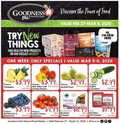 Goodness Me Flyer March 5 to 11