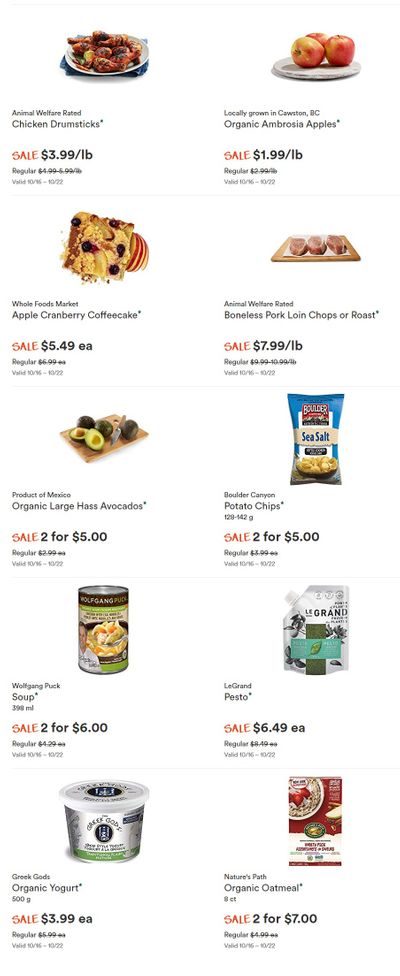 Whole Foods Market (West) Flyer October 16 to 22