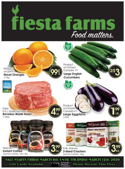 Fiesta Farms Flyer March 6 to 12