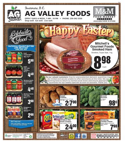 AG Foods Flyer March 26 to April 1