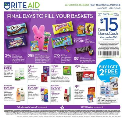 RITE AID Weekly Ad Flyer March 28 to April 3
