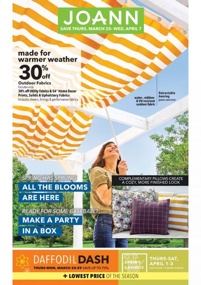 JOANN Weekly Ad Flyer March 25 to April 7