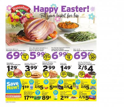 Hannaford (ME) Weekly Ad Flyer March 28 to April 3