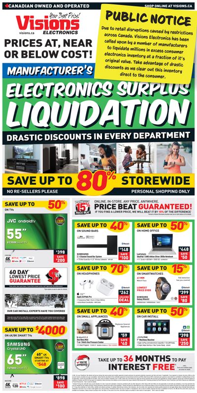 Visions Electronics Flyer March 26 to April 1