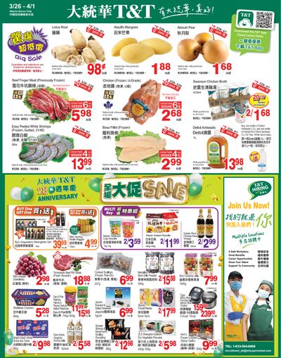 T&T Supermarket (AB) Flyer March 26 to April 1