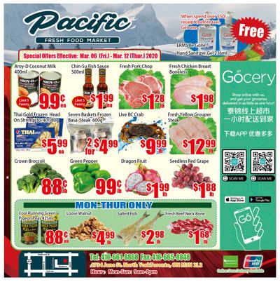 Pacific Fresh Food Market (North York) Flyer March 6 to 12