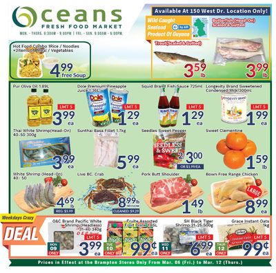 Oceans Fresh Food Market (Brampton) Flyer March 6 to 12