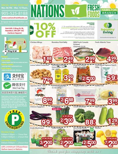 Nations Fresh Foods (Hamilton) Flyer March 6 to 12