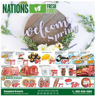 Nations Fresh Foods (Vaughan) Flyer March 6 to 12