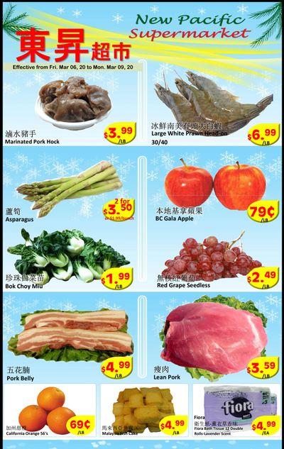 New Pacific Supermarket Flyer March 6 to 9