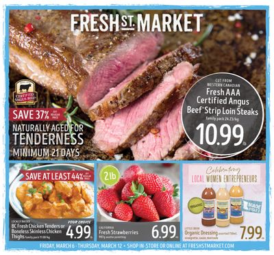Fresh St. Market Flyer March 6 to 12