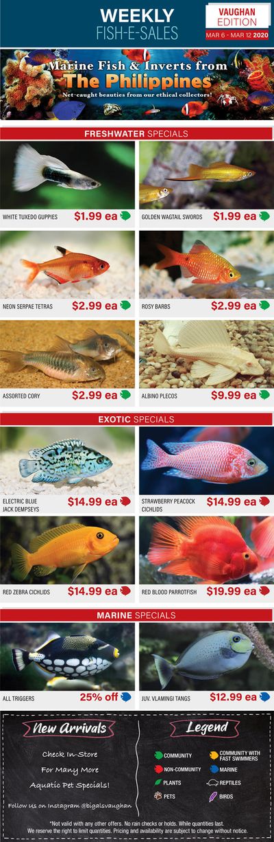 Big Al's (Vaughan) Weekly Specials March 6 to 12