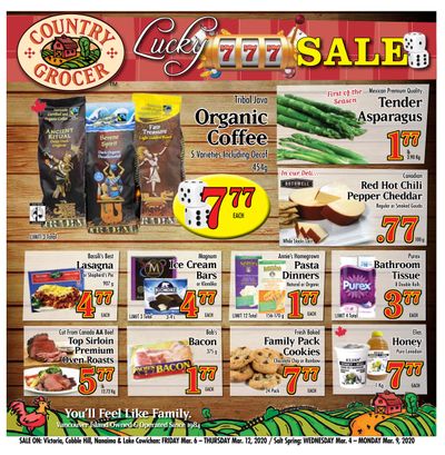 Country Grocer Flyer March 6 to 12