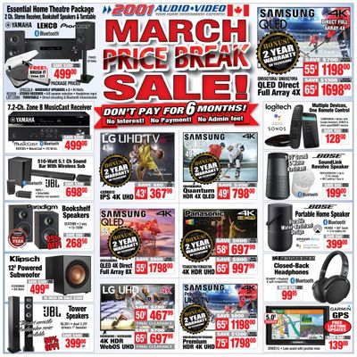 2001 Audio Video Flyer March 6 to 12