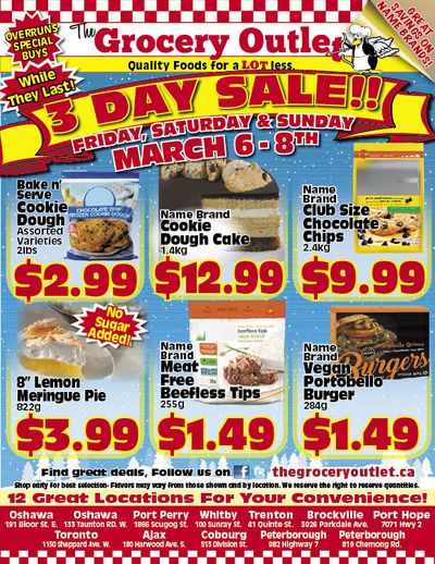 The Grocery Outlet 3-Day Sale Flyer March 6 to 8
