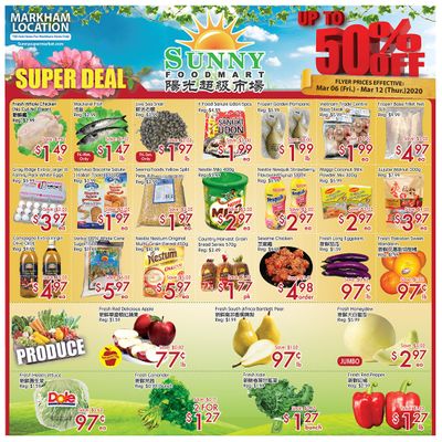 Sunny Foodmart (Markham) Flyer March 6 to 12