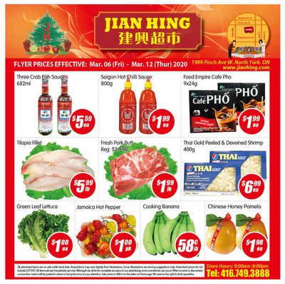 Jian Hing Supermarket (North York) Flyer March 6 to 12