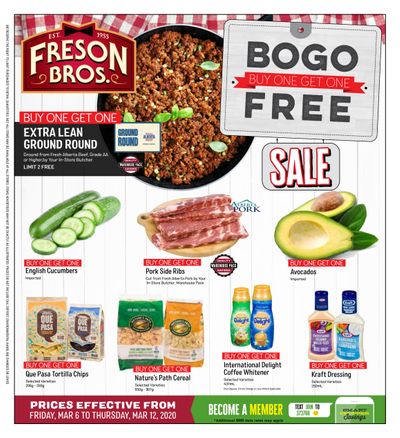 Freson Bros. Flyer March 6 to 12