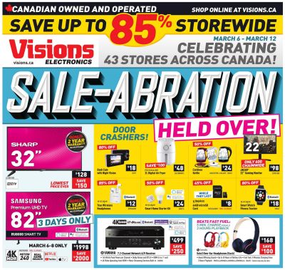 Visions Electronics Flyer March 6 to 12