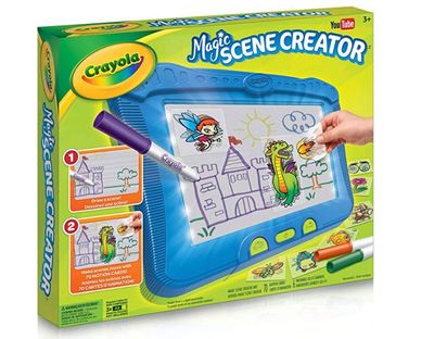 Crayola Magic Scene Creator, Drawing Kit for Kids, Creative Toys, Gift for Boys and Girls, Kids, Ages 3, 4, 5, 6,7 and Up, Holiday Toys, Arts and Crafts, Gifting For $9.00 At Amazon Canada 