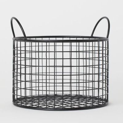 Round Metal Wire Basket For $11.99 At H&M Canada 
