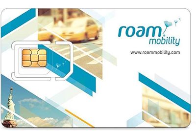 Roam Mobility USA Travel SIM Card for Unlimited Talk & Text + 4G LTE Roaming For $4.95 At Amazon Canada