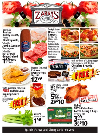 Zarky's Flyer March 4 to 10