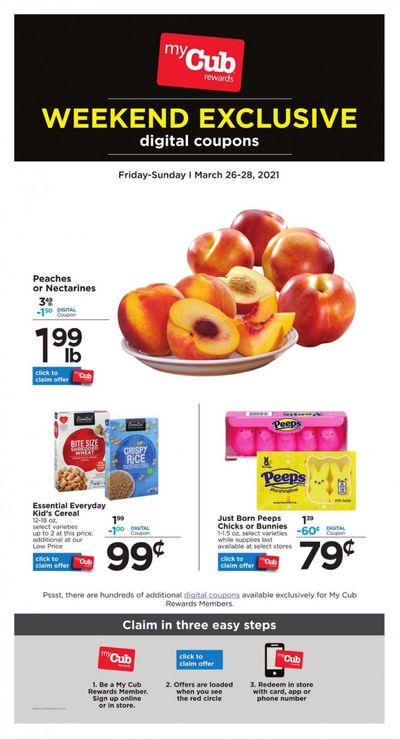 Cub Foods Weekly Ad Flyer March 26 to March 28