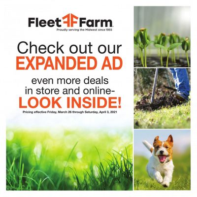 Fleet Farm Weekly Ad Flyer March 26 to April 3