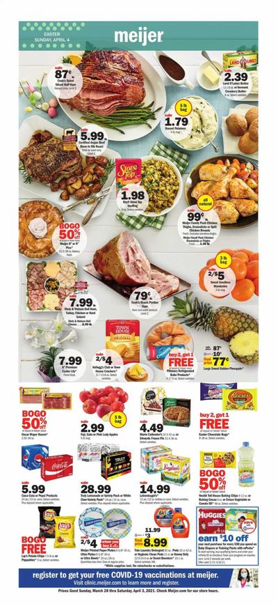 Meijer (IN) Weekly Ad Flyer March 28 to April 3 Meijer (IN) Weekly Ad Flyer March 28 to April 3