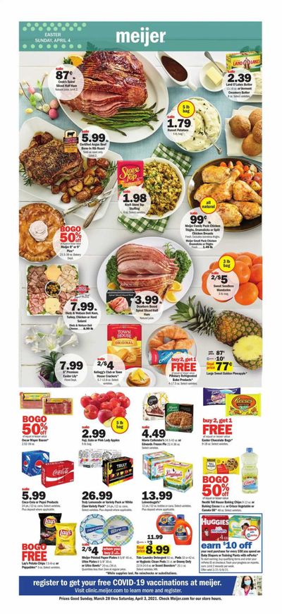 Meijer (MI) Weekly Ad Flyer March 28 to April 3