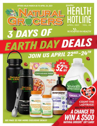 Natural Grocers Weekly Ad Flyer March 26 to April 24