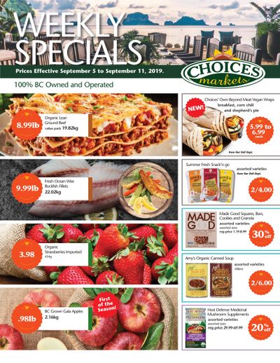 Choices Market Flyer September 5 to 11