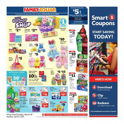 Family Dollar Weekly Ad Flyer March 28 to April 4