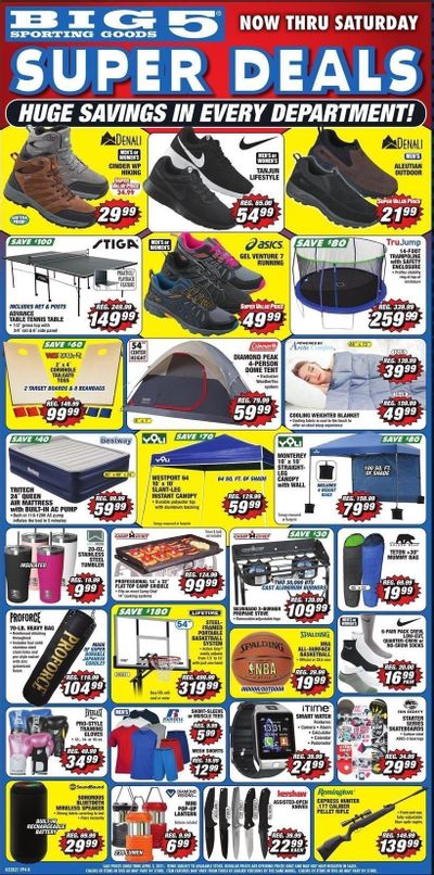 Big 5 Weekly Ad Flyer March 28 to April 3