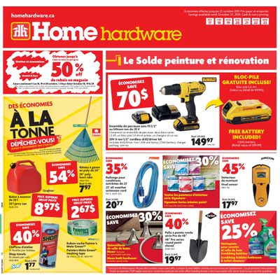 Home Hardware (QC) Flyer October 17 to 23