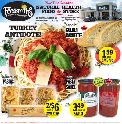 Foodsmiths Flyer October 17 to 24