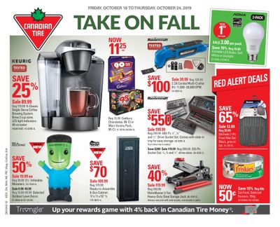Canadian Tire (West) Flyer October 18 to 24