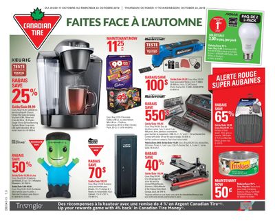 Canadian Tire (QC) Flyer October 17 to 23